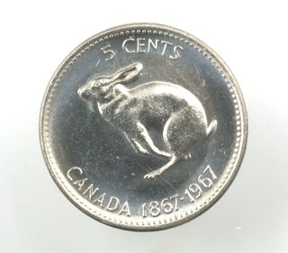 カナダ5セント貨
