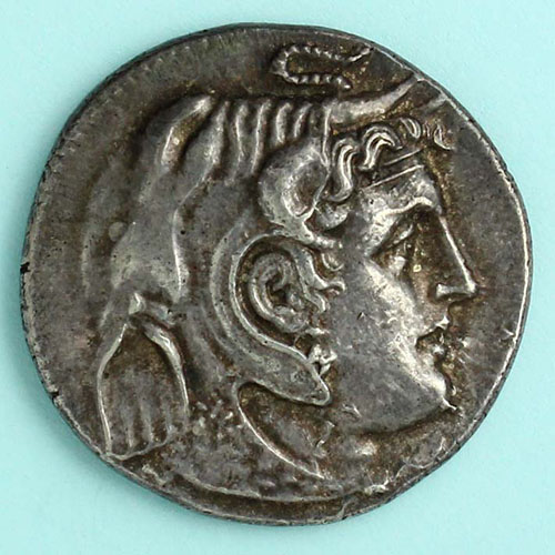 古代ローマ帝国 アウグストゥス帝 デナリウス銀貨/ギリシャ