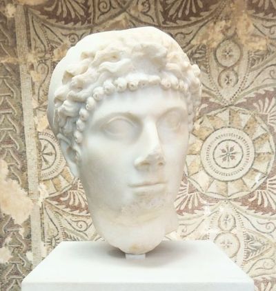 An_ancient_Roman_bust_of_Cleopatra_Selene_II _wife_of_Juba_II_of_Mauretania