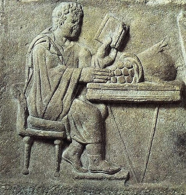 05.05.04.D.-A-ROMAN-RELIEF-OF-A-BANKER-AT-WORK-2