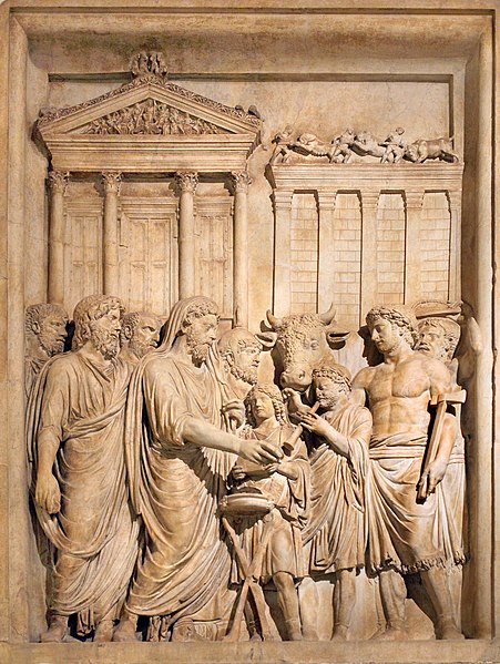 451px-Bas_relief_from_Arch_of_Marcus_Aurelius_showing_sacrifice