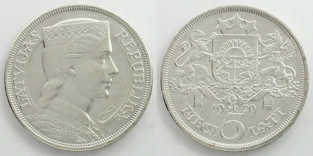 ラトビア 5匹の猫 5ユーロコイン(銀貨) - 旧貨幣/金貨/銀貨/記念硬貨
